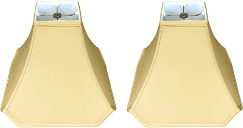 Miniatura 12 de Royal Designs Pagoda Basic - Pantalla para lámpara, color beige, 4 x 10 x 9 pulgadas