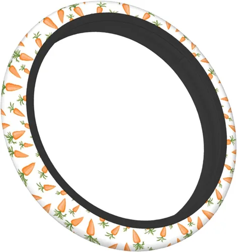 Miniatura 5 de Swono Funda para volante para hombres y mujeres, zanahorias de Pascua, naturaleza linda, universal, 15 pulgadas, antideslizante, sin olor