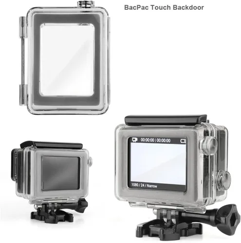 Miniatura 4 de SOONSUN BacPac - Kit de cubierta para puerta trasera GoPro Hero 3+ Hero 4 (estándar BacPac + Skeleton BacPac + LCD Touch BacPac) - Puerta trasera