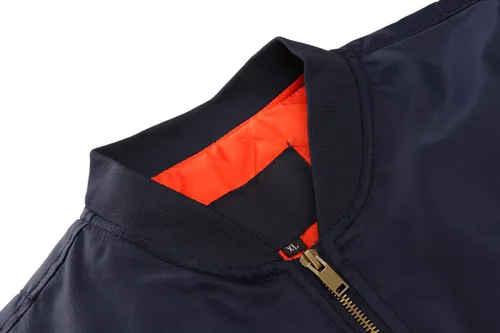 Miniatura 4 de CRYSULLY Chaqueta para hombre Otoño Invierno Espesar Cortavientos Chaquetas Bomber Abrigos Acolchados