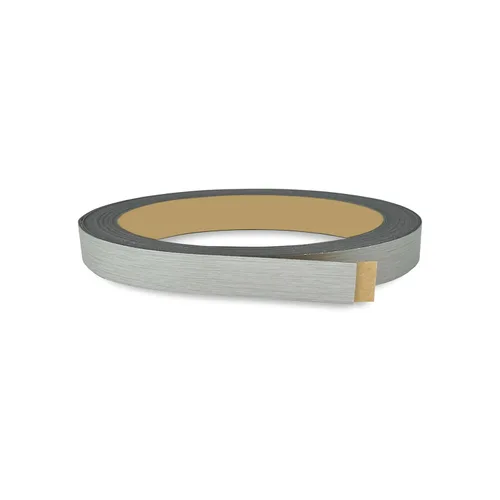 Miniatura 9 de Bandas de borde plateado cepillado de 1 pulgada x 25 pies – Adhesivo fuerte para despegar y pegar, fácil aplicación – Cinta de borde flexible