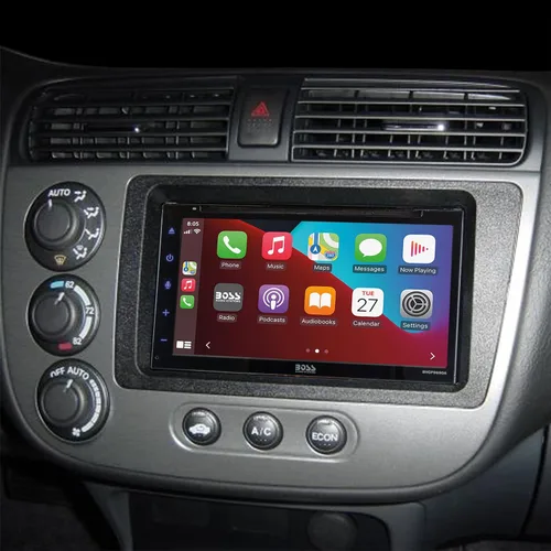 Miniatura 7 de Scosche HA1710B - Kit de instalación de radio doble DIN para salpicadero compatible con Honda Civic 2001-05 selecto, kit de instalación estéreo