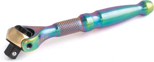 Miniatura 11 de Titan Tools 11322 - Destornillador con trinquete micro de 1/4 de pulgada x 4 pulgadas y 90 dientes - Naranja