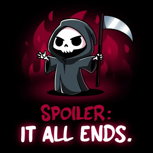 Miniatura 2 de TeeTurtle Spoiler estándar camiseta It All Ends
