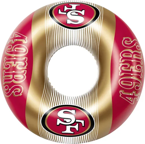 BigMouth - Flotadores inflables para piscina de 36 pulgadas, con licencia oficial de la NFL, tubo interior para adultos y adolescentes