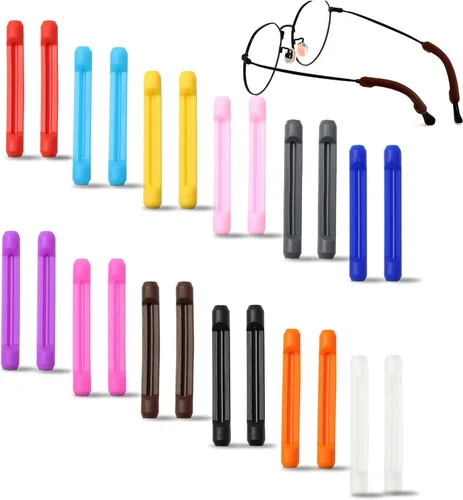 KECHIO Gafas de retención antideslizante para gafas con gancho para la oreja para niños y adultos, soporte antideslizante de silicona
