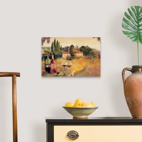 Miniatura 4 de CANVAS ON DEMAND Spoleto - Lienzo decorativo para pared, diseño tradicional de la tarde de Marilyn Hageman, decoración del hogar, obras de arte, 18