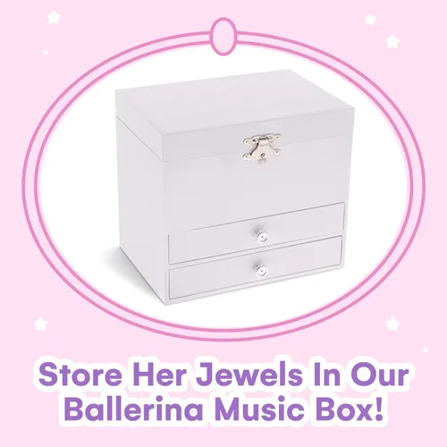 Miniatura 2 de JewelKeeper - Joyero musical grande con 2 cajones