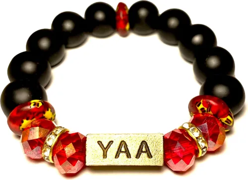 Miniatura 70 de Pulseras africanas tradicionales con nombre nacido en el día para mujeres de Ghana, materiales naturales, ajuste cómodo y holgado