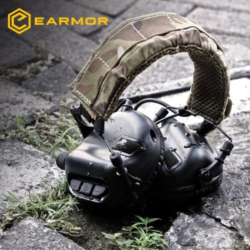 Miniatura 6 de funda de audífonos de diadema. Apta para cualquier accesorio táctico de audífonos Multicam Black