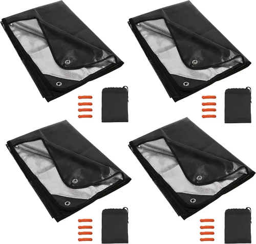 Miniatura 20 de RedSwing Manta de Supervivencia de Servicio Pesado, Lona Térmica de Emergencia Impermeable, Mantas Reflectantes Multiusos Aisladas para Todo Tipo