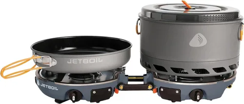 Miniatura 10 de Jetboil Genesis Basecamp Backpacking and Camping Stove Cooking System with Camping Cookware Naranja