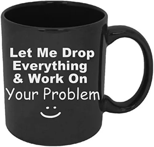 Miniatura 12 de Tazas Divertidas de Funny Guy Taza de café de cerámica - 11 oz - Taza de café divertida ideal para mujeres y hombres - Graciosa taza de café