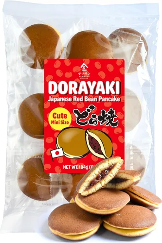 Miniatura 8 de YAMASAN KYOTO UJI Dorayaki japonés de Matcha con pasta dulce de frijol, dulces tradicionales japoneses Wagashi, tamaño mini lindo, caramelo