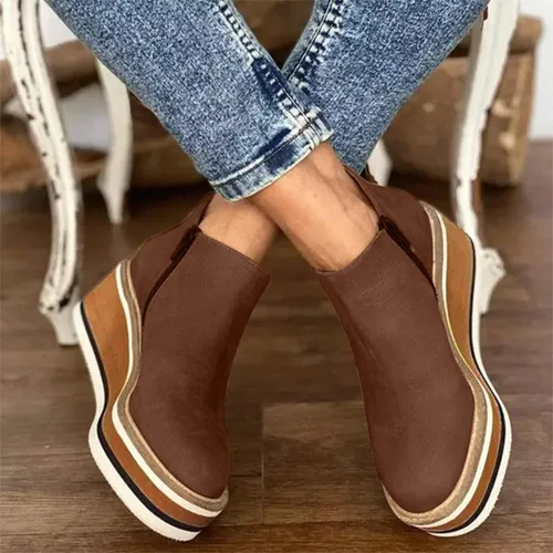 Miniatura 2 de SNKSDGM Zapatos deportivos casuales para mujer, estilo retro occidental, de cuero, con cordones, zapatos planos cómodos para caminar, Negro