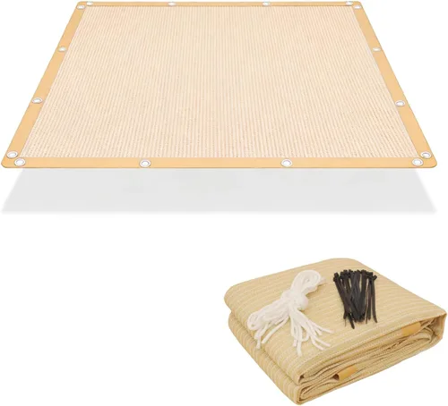 Miniatura 21 de FAIR WIND - Tela de Sombra 90% de Protección Solar, Pantalla de Privacidad, Cobertura para Patio, Toldo con Ojales, Red de Sombra para Jardín, Gris