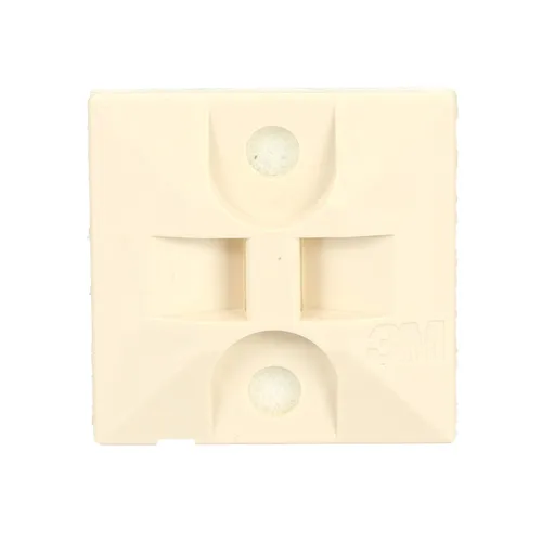 Miniatura 7 de 3M Base de montaje para bridas de cables, montaje de tornillo de 2 vías, 0.60 x .41 pulgadas, bolsa de 100