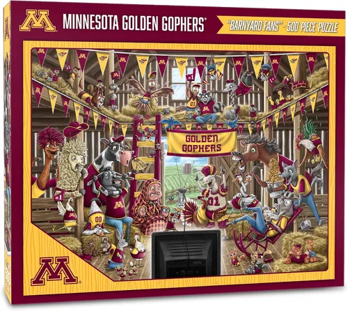 Miniatura 16 de YouTheFan NCAA Barnyard Fans - Rompecabezas de 500 piezas