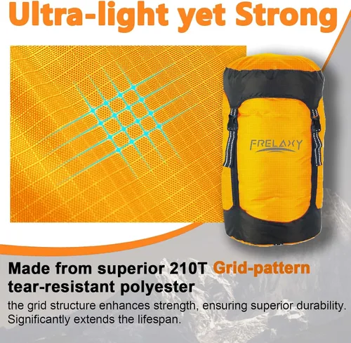 Miniatura 3 de Frelaxy - Bolsa de compresión con 40% más de almacenamiento, Saco de compresión de 11L/18L/30L/45L/52L, resistente al agua y ultra ligero para saco