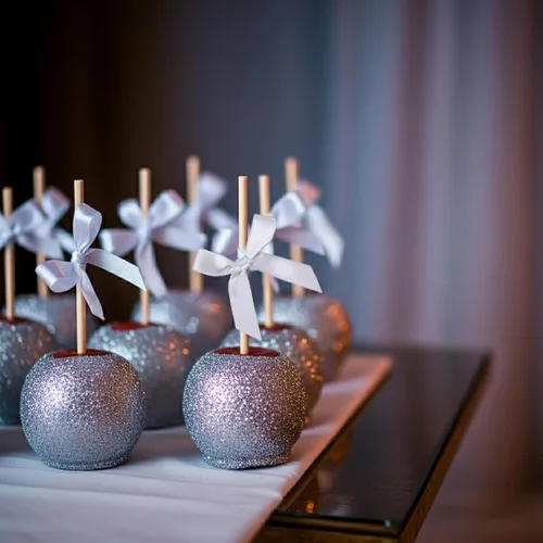 Miniatura 4 de Paquete de 50 Lazos de Cinta de Satén Plateado con Alambre Retorcido para Bolsas de Golosinas, Bolsas de Regalo, Bolsas de Dulces de Panadería