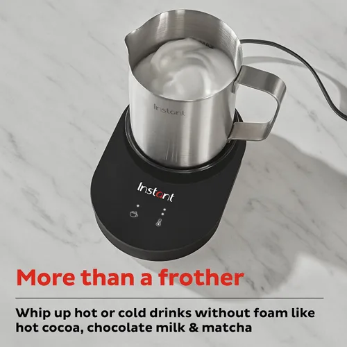 Miniatura 8 de Instant Pot Instant MagicFroth - Vaporizador y espumador eléctrico 9 en 1, jarra de acero inoxidable de 17 onzas, máquina de espuma fría y caliente