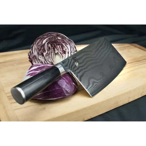 Miniatura 4 de Shun DM0712. Cuchillo chino para vegetales, de 7 pulgadas.