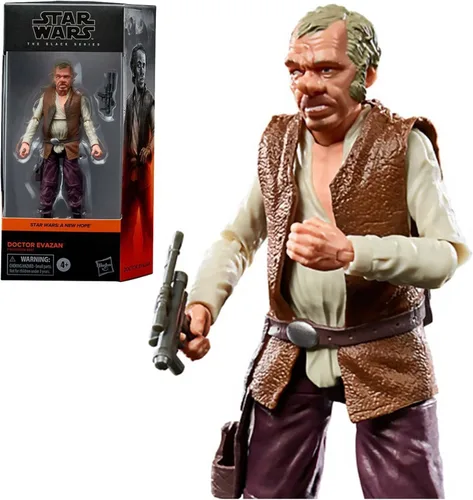 STAR WARS The Black Series Doctor Evazan - Figura de acción coleccionable de 6 pulgadas, inspirada en la película, A New Hope, para niños de 4 años