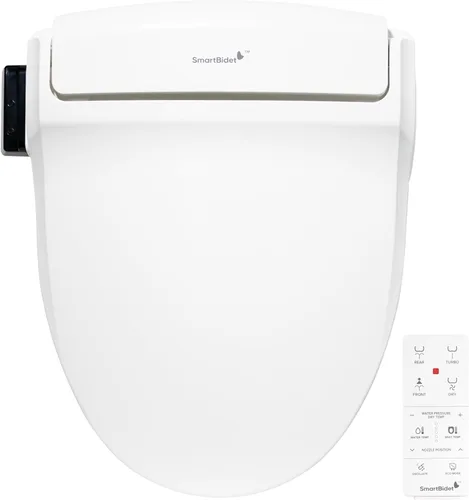 SmartBidet SB-1000 - Asiento para bidé eléctrico con mando a distancia, con calefacción electrónica, secador de aire caliente y función de lavado