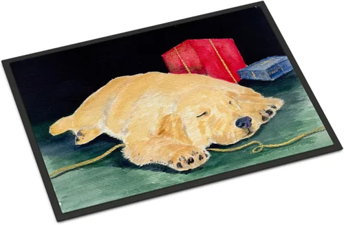 Miniatura 329 de Caroline's Treasures SS8220MAT - Felpudo afgano de 18 x 27 pulgadas, para interiores y exteriores, para entrada, antideslizante, lavable, de pelo