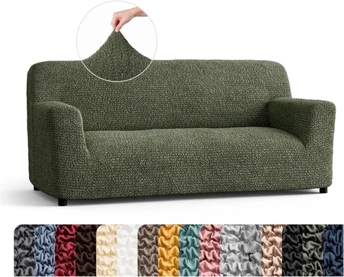 Miniatura 29 de Fundas elásticas de sofá prémium para sofá, funda para silla, lavable, apta para perros y mascotas, fundas elásticas de poliéster para sofá biplaza