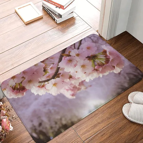 Miniatura 14 de Tapete para puerta delantera, tapete de bienvenida con estampado 3D de faro de playa, absorbente, antideslizante, tapete de entrada suave, alfombra