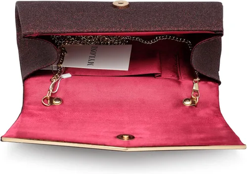 Miniatura 5 de Bolsos de mano brillantes para mujer, bolso de noche para mujer, bolso de mano para mujer, bolso de mano para fiesta, graduación, boda