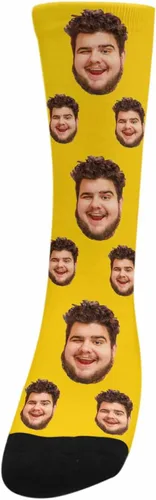Miniatura 37 de Artsadd Calcetines personalizados para mujeres y hombres, amantes de los perros y gatos, regalos divertidos unisex personalizados