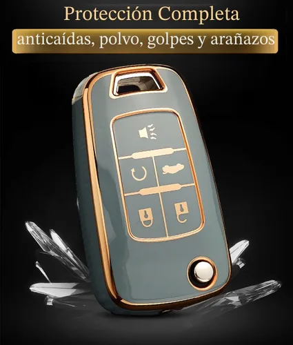 Miniatura 3 de Funda para llavero Chevy con llavero, funda de protección completa de TPU premium para Chevrolet Equinox Camaro Cruze Malibu Sonic Buick Terrain