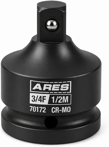 Miniatura 6 de ARES 70170 - Adaptador de toma de impacto de 1/2 pulg. (F) a 3/8 pulg. (M) - Construcción de acero cromo molibdeno que supera los estándares ANSI