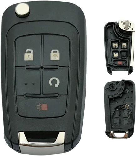 Miniatura 7 de Funda de reemplazo para llave de control remoto PUIANYIQ para 2010-2017 Chevy Equinox/Chevrolet Sonic/GMC Terrain (OHT01060512) Control remoto