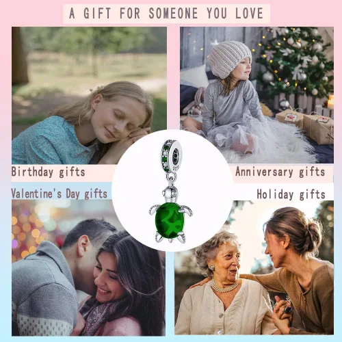 Miniatura 52 de LNQOBU Happy Life - Colgante para pulseras de abalorios, plata de ley 925 para mujer (con un espaciador de cuentas)