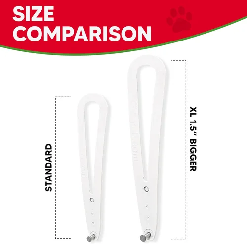 Miniatura 3 de FlexLatch Pestillo de puerta para gatos - Pestillo de puerta para gatos extragrande, alternativa a la puerta de gato, se instala rápidamente, correa