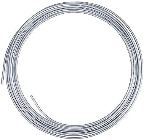 4LIFETIMELINES Bobina de tubo de línea de freno de 3/16" (4.76mm) x 25 pies - Bobina de tubo de línea de freno de acero inoxidable marino grado
