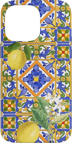 Miniatura 21 de Sicilian,Italian,Summer,Tiles,Citrus,Mosaic,Majolica Art Case for iPhone 17