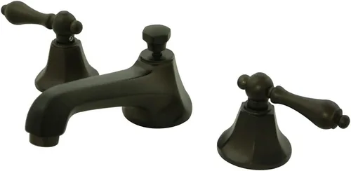 Miniatura 9 de Kingston Brass KS4463AL Grifo de baño extendido de 8 pulgadas, latón antiguo
