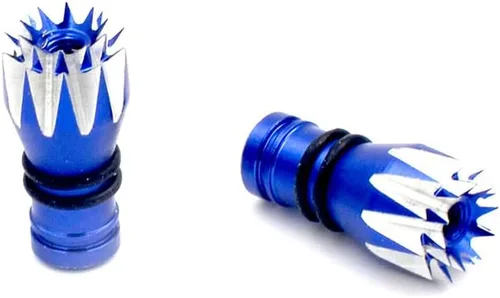 Miniatura 3 de M2.5 M3 M4 Transmisor RC de aluminio Extremos de palillo de pulgar Rocker Cabeza antideslizante para X-lite Flysky FUTABA JR FrSky RadioLink WFLY