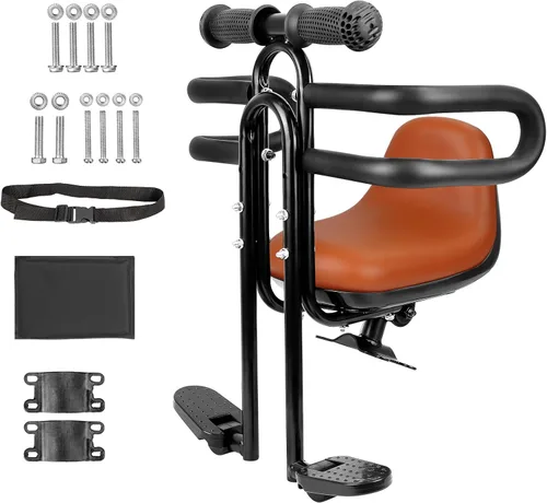 Miniatura 8 de Asiento de bicicleta para niños con barandilla retráctil para niños de 8 meses a 5 años