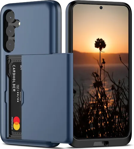 Miniatura 14 de Nvollnoe Funda para Samsung S23 con tarjetero 5G de 6.1 pulgadas, delgada, de doble capa, resistente, protector para Galaxy S23, funda con ranura