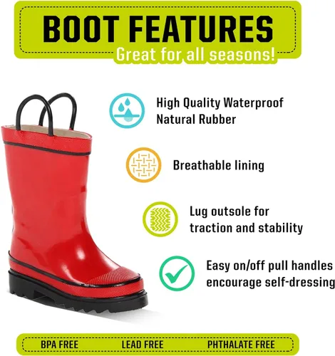 Miniatura 2 de Western Chief Girl's Firechief 2 Rainboot (ToddlerLittle Big Kid) Rain Boot