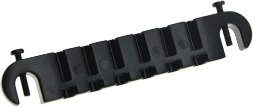 Miniatura 5 de Dopro Cordal de puente envolvente de guitarra eléctrica negra para Les Paul LP Junior Negro