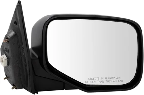 Miniatura 8 de TRQ Cubierta cromada del espejo manual del lado del pasajero, acabado liso para Volvo VNL 2004-2014