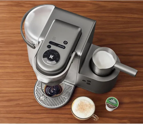 Miniatura 7 de Keurig Taza de repuesto para espumador de leche K-Café o extra, espuma fría y caliente, compatible únicamente con cafeteras K-Café, níquel
