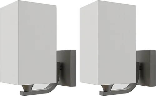 Miniatura 10 de Juego de 2 apliques de pared a pilas con control remoto regulable de 200 lúmenes, paquete de 2 lámparas de pared a pilas sin necesidad de cableado