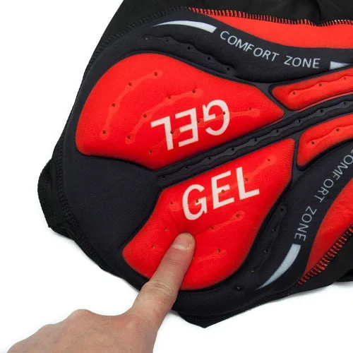 Miniatura 7 de Conjunto de ropa de ciclismo de manga corta para mujer, camisetas de ciclismo de carretera, transpirable, con pantalones cortos acolchados de gel 20D